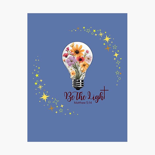 Item preview, Be The Light Matthew 5:14 designed and sold by BlessedHandsDesigns.