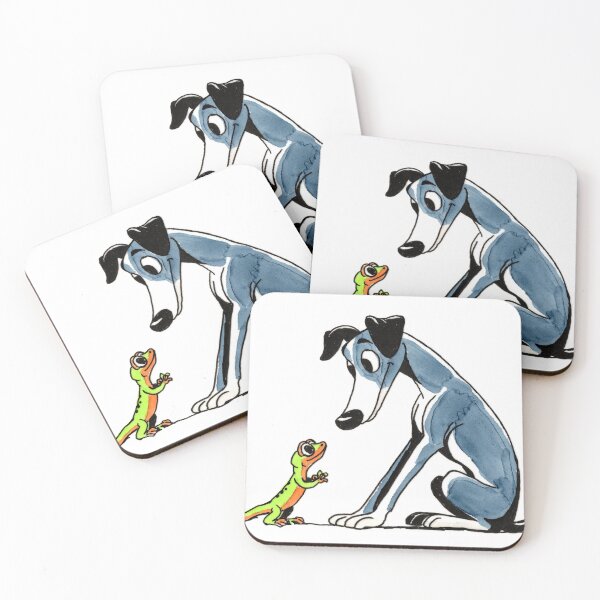 Aperçu de l'œuvre Iggy et le lézard créée et vendue par Scribbles & Doodles by Jinx.