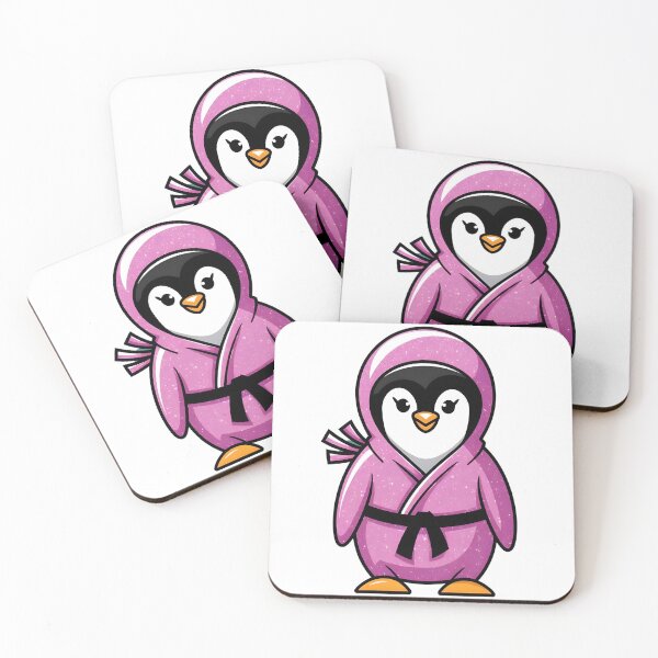 Item preview, Pink Ninja Penguin designed and sold by MaxxerDesigns.