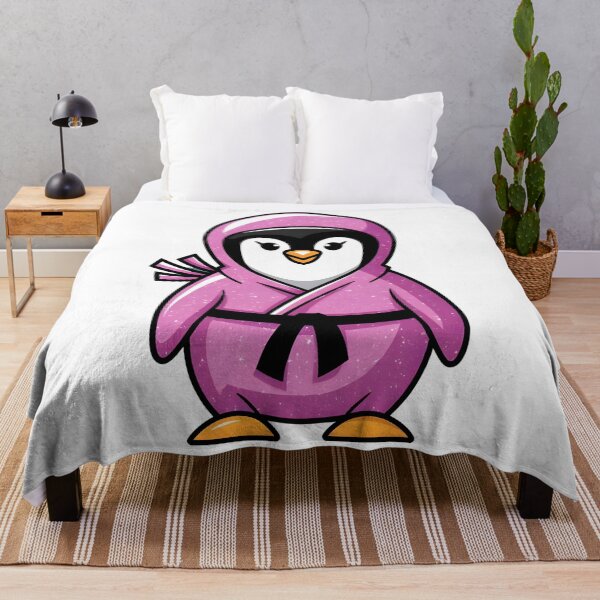 Item preview, Pink Ninja Penguin designed and sold by MaxxerDesigns.