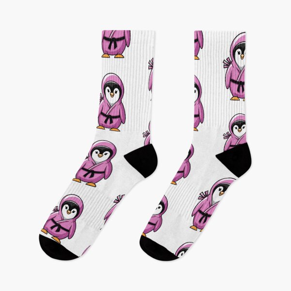Item preview, Pink Ninja Penguin designed and sold by MaxxerDesigns.