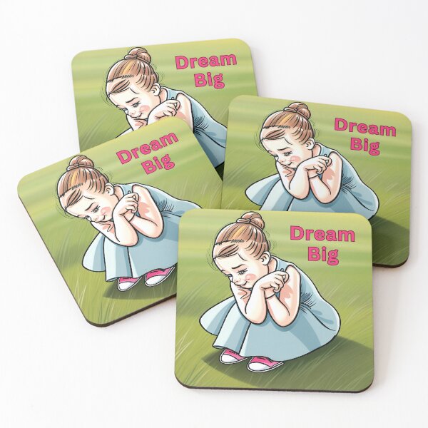 Item preview, Dream Big - Inspiring Thoughtful Girl Sticker designed and sold by Desireehaz.