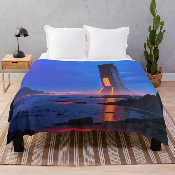 Item preview, Dusk Protocol - Cyberpunk Coastal Monolith designed and sold by Arctechsoun ©.