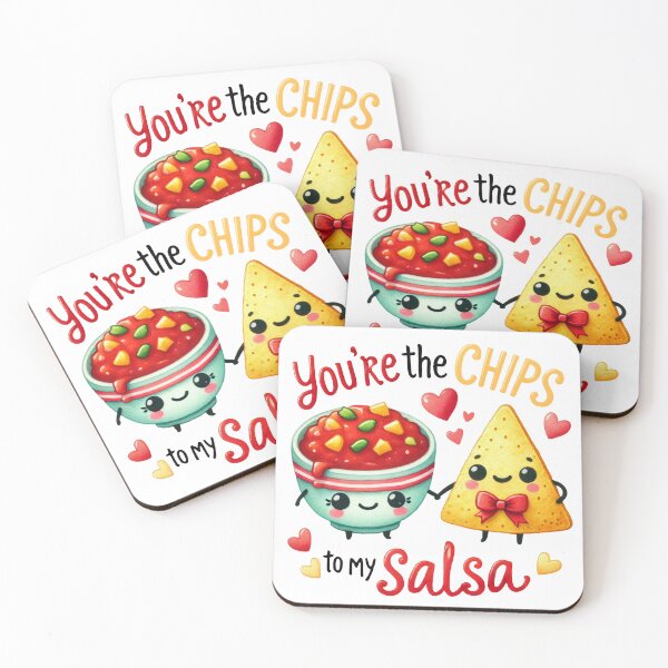 Item preview, “You’re the Chips to My Salsa – Cute Kawaii Snack Food Pun Design” designed and sold by Building60media.