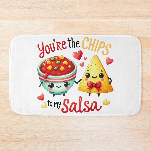 Item preview, “You’re the Chips to My Salsa – Cute Kawaii Snack Food Pun Design” designed and sold by Building60media.