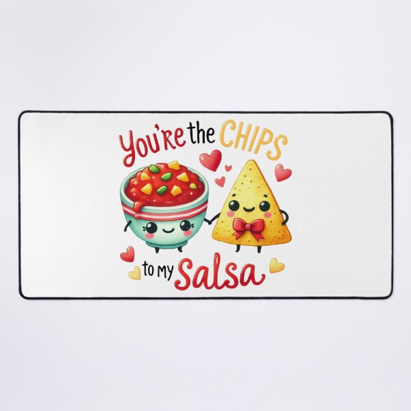 Item preview, “You’re the Chips to My Salsa – Cute Kawaii Snack Food Pun Design” designed and sold by Building60media.