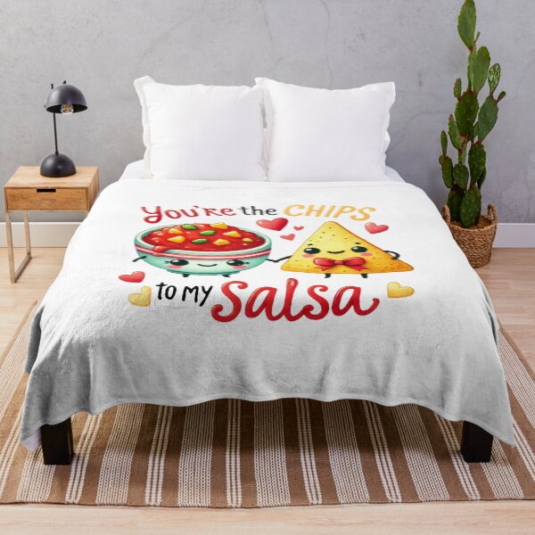 Item preview, “You’re the Chips to My Salsa – Cute Kawaii Snack Food Pun Design” designed and sold by Building60media.