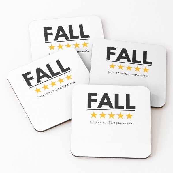 Item preview, Funny Fall season Fall Would Recommend five yellow Stars designed and sold by snowry.