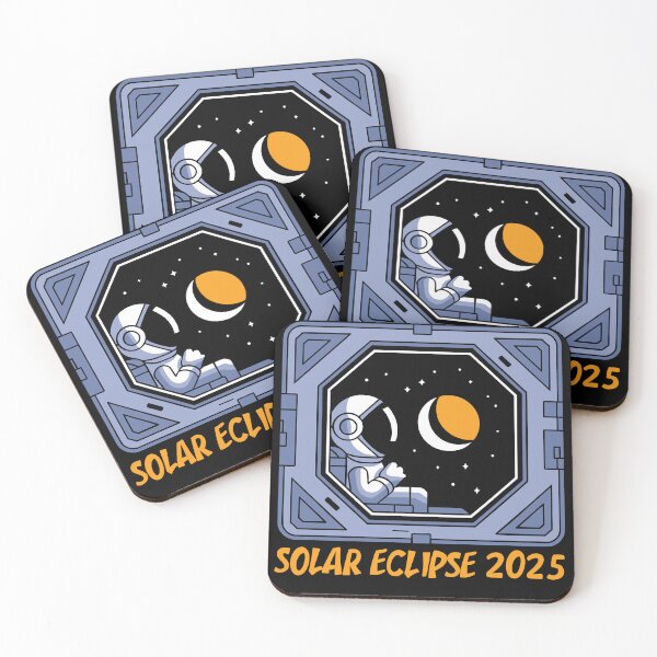 Item preview, March 29, 2025 Solar Eclipse - Astronaut Space Window View designed and sold by Serbin.