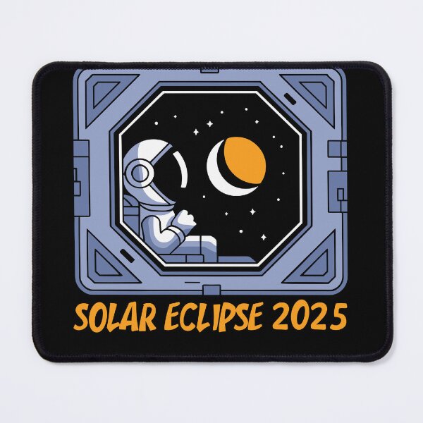Item preview, March 29, 2025 Solar Eclipse - Astronaut Space Window View designed and sold by Serbin.