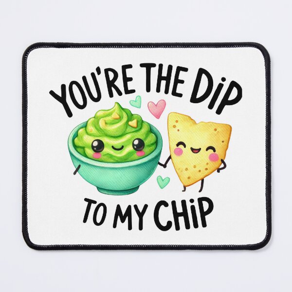 Item preview, “You’re the Dip to My Chip – Cute Kawaii Snack Food Pun Design” designed and sold by Building60media.