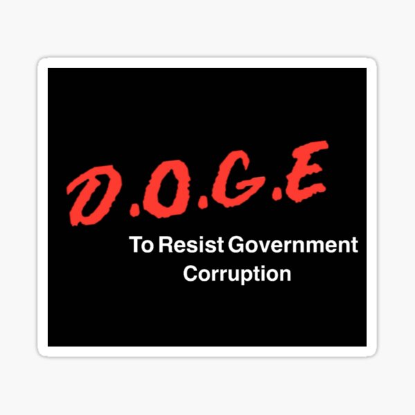 Artikel-Vorschau von Logo des D.O.G.E.-Ministeriums für Regierungseffizienz, designt und verkauft von Dizzy  Hole.