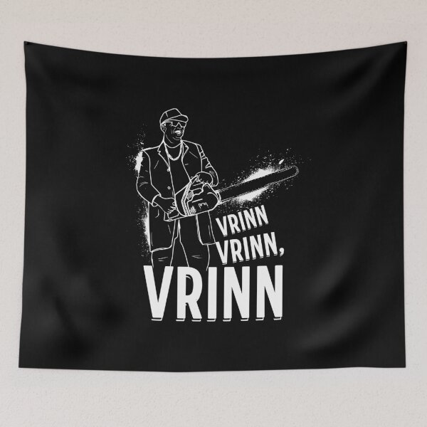 Item preview, Musk with Chainsaw - Vrinn Vrinn, Vrinn designed and sold by AnAzArt.
