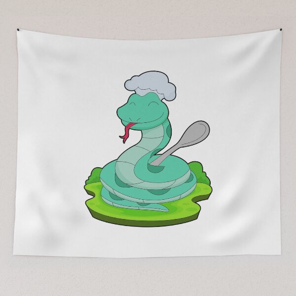 Item preview, Snake Chef Spoon Cook designed and sold by Snabdesign84.