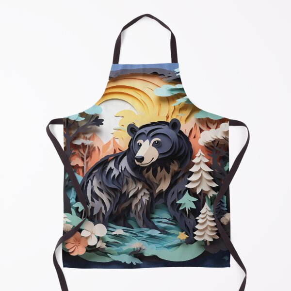 Item preview, Bear in the Paper Woods designed and sold by tiltshiftearth.