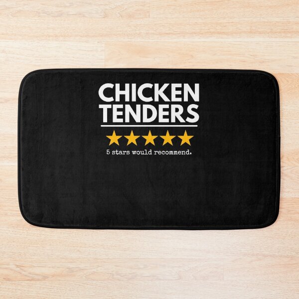 Item preview, Chicken Tenders Would Recommend five yellow Stars funny designed and sold by snowry.