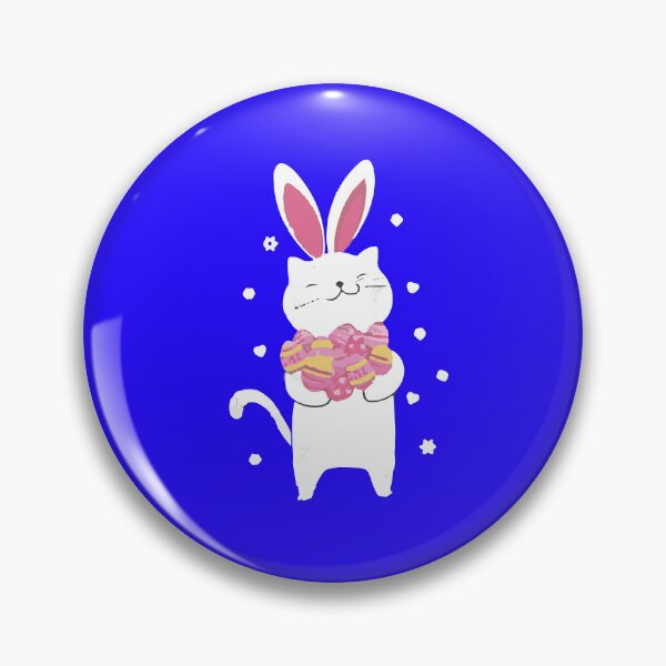 Item preview, Easter Day Cat Bunny Ears Eggs designed and sold by DesignDenDo ⭐⭐⭐⭐⭐.
