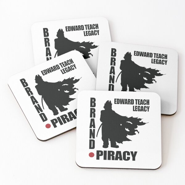 Item preview, Silhouette Edward Teach (black beard) designed and sold by RudeBoyShop.