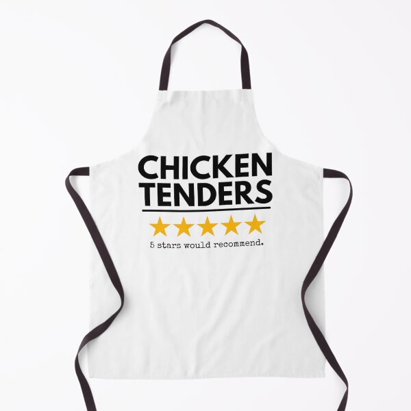 Aperçu de l'œuvre Tenders de poulet Je recommanderais cinq étoiles jaunes humour créée et vendue par snowry.