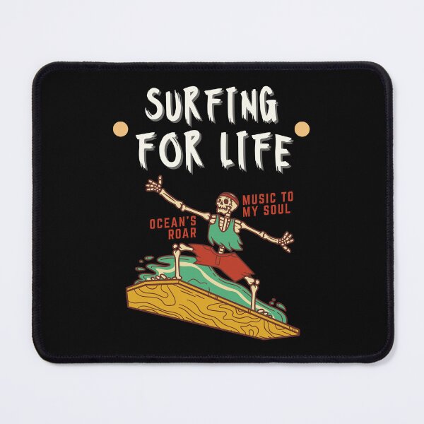 Item preview, Surfing for Life - Skeleton Surfer design designed and sold by TheArtistOf2022.