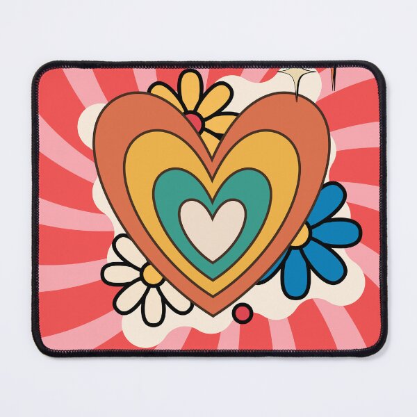 Item preview, Heart on retro background. designed and sold by PattyStudio.