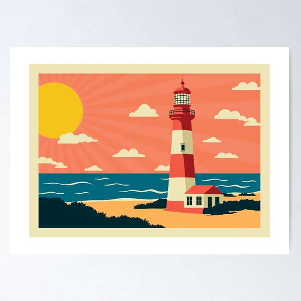 Item preview, Lighthouse on the Beach designed and sold by the-craft-shop.