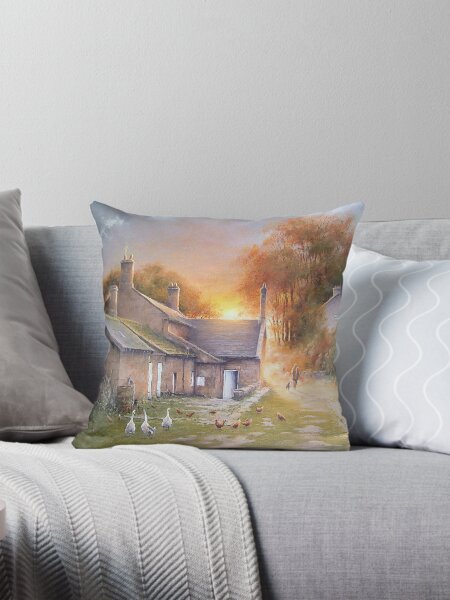 Item preview, Oil Painting Northumberland Farm in Northumberland 28" x 24" designed and sold by JoeHush.