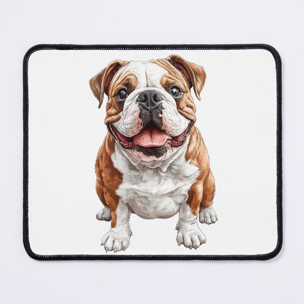 Item preview, Playful English Bulldog - cut out along the outlines designed and sold by SteadyRolling.