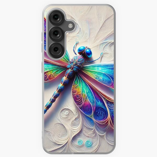 Item preview, Ethereal Spectrum Dragonfly – Mesmerizing Iridescent Art designed and sold by GBArtistic.