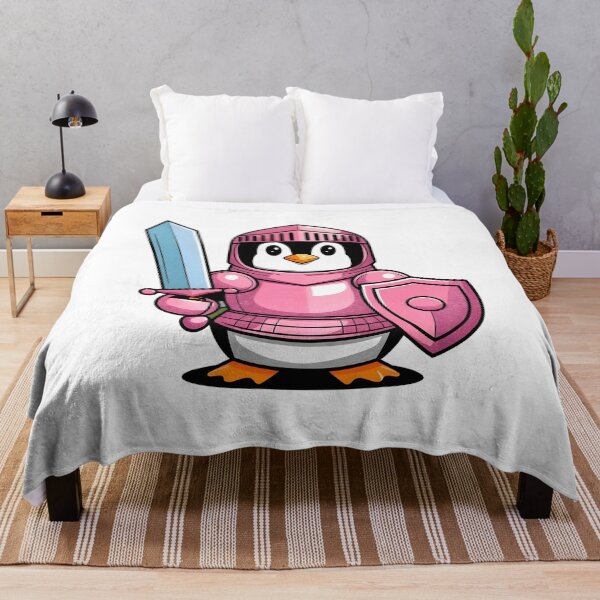 Item preview, Pink Penguin Knight designed and sold by MaxxerDesigns.