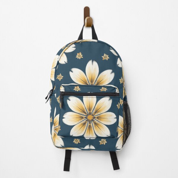 Item preview, flowers with soft yellow and white petals seamless pattern designed and sold by Nimkaew.