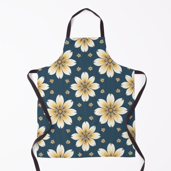 Item preview, flowers with soft yellow and white petals seamless pattern designed and sold by Nimkaew.