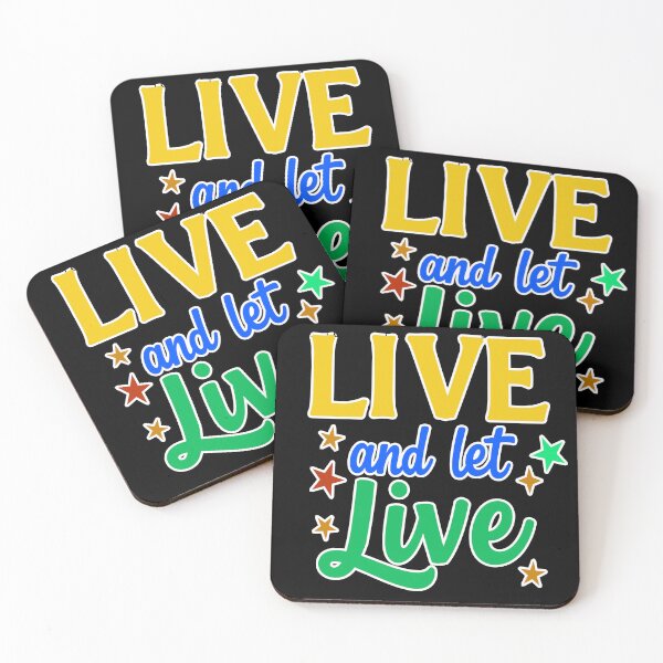 Item preview, Live and Let Live designed and sold by Building60media.