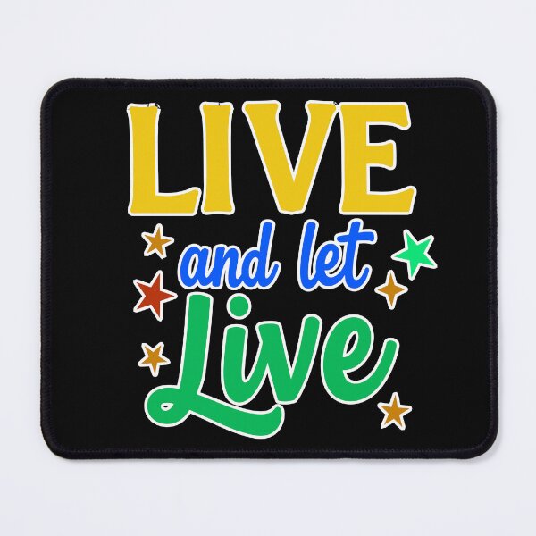 Item preview, Live and Let Live designed and sold by Building60media.