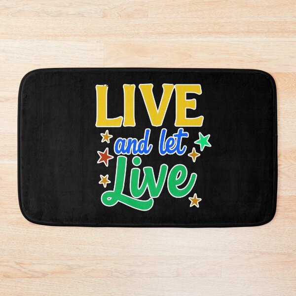 Item preview, Live and Let Live designed and sold by Building60media.
