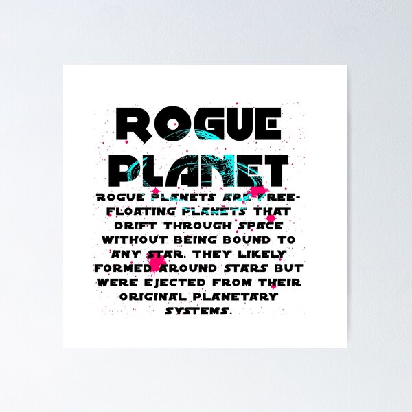 Item preview,  Rogue Planets: Exploring the Universe's Interstellar Drifters designed and sold by Inspirova.