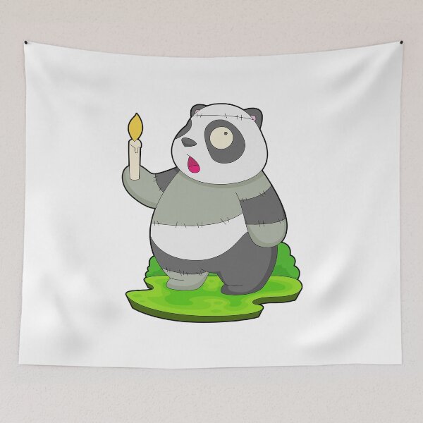 Item preview, Panda Halloween Zombie designed and sold by Snabdesign84.