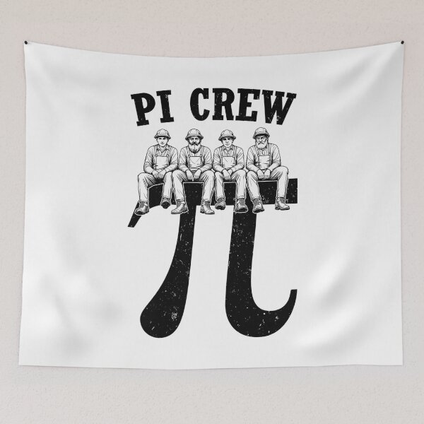 Item preview, Pi Day Construction Crew Funny Mathematics Math Teacher designed and sold by GrandeDuc.