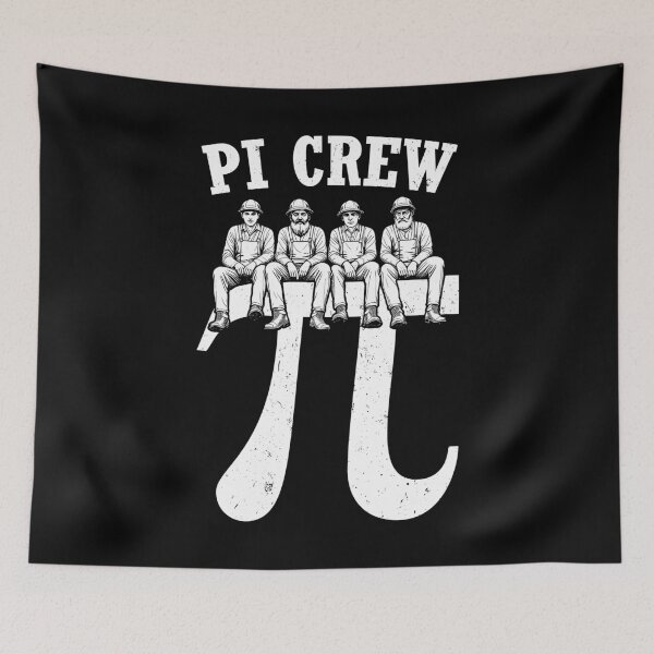 Item preview, Pi Day Construction Crew Funny Mathematics Math Teacher designed and sold by GrandeDuc.