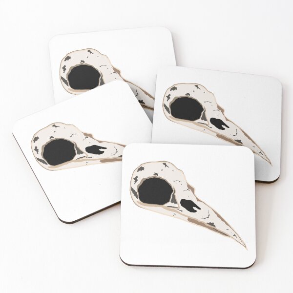 Item preview, Raven skull designed and sold by Casiv.