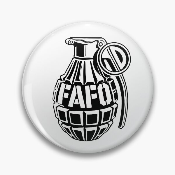 Item preview, FAFO Grenade Design designed and sold by culturestash.