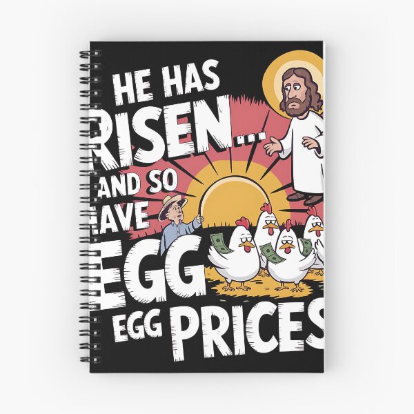 Item preview, He Has Risen Funny Easter Egg Prices Inflation Meme designed and sold by Alkaysare.