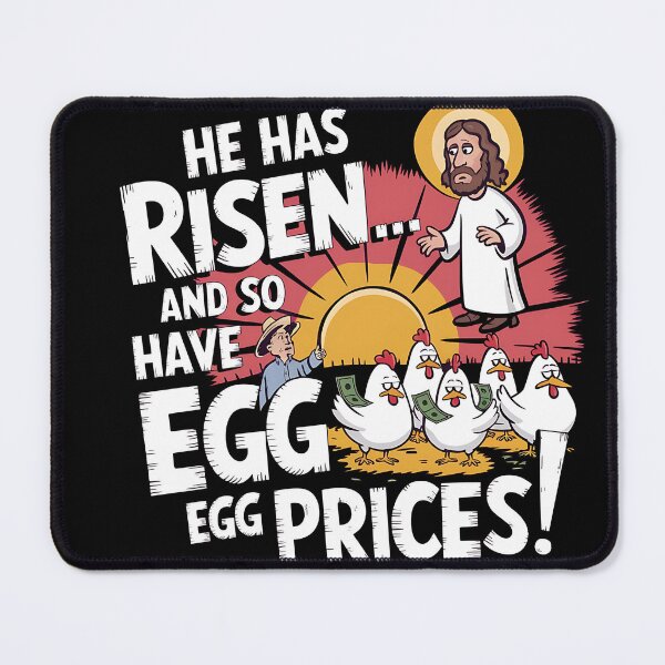 Item preview, He Has Risen Funny Easter Egg Prices Inflation Meme designed and sold by Alkaysare.