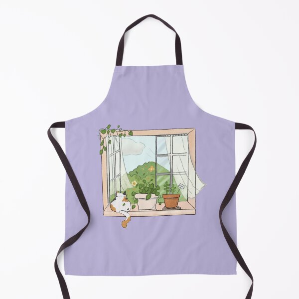 Item preview, Cozy window view with cat designed and sold by GamJofop.