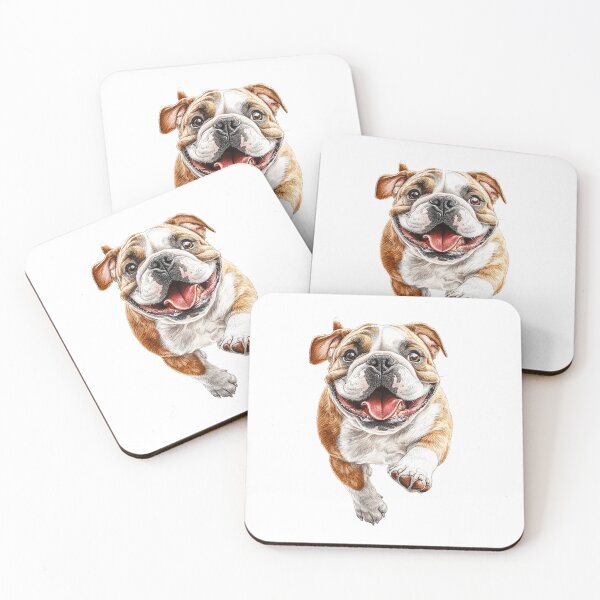 Item preview, Playful English Bulldog - cut out along the outlines 3 designed and sold by SteadyRolling.