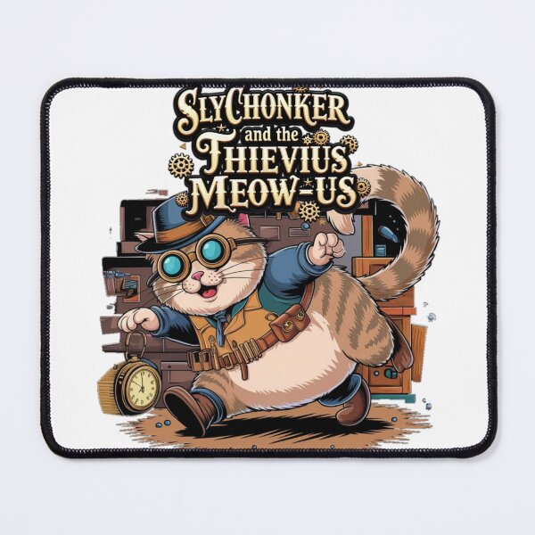 Item preview, Sly Chonker and the Thievius Meow-us designed and sold by ChonkingHazard.
