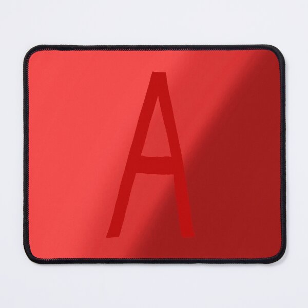Item preview, Red A with Gradient Background designed and sold by MusicQueen17.