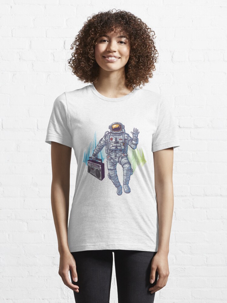 astronaut boombox shirt