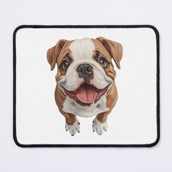 Item preview, Playful English Bulldog - cut out along the outlines 4 designed and sold by SteadyRolling.