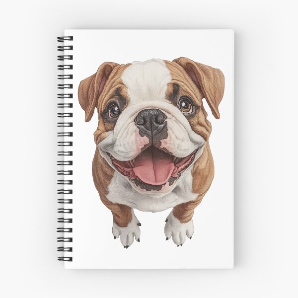 Item preview, Playful English Bulldog - cut out along the outlines 4 designed and sold by SteadyRolling.
